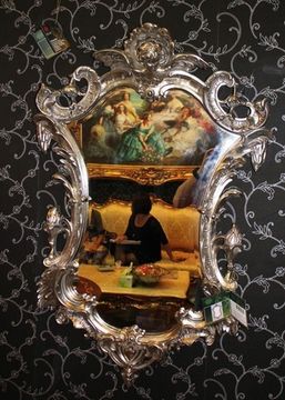 зеркало в золотой раме 01-06  ( MAGIC MIRROR )