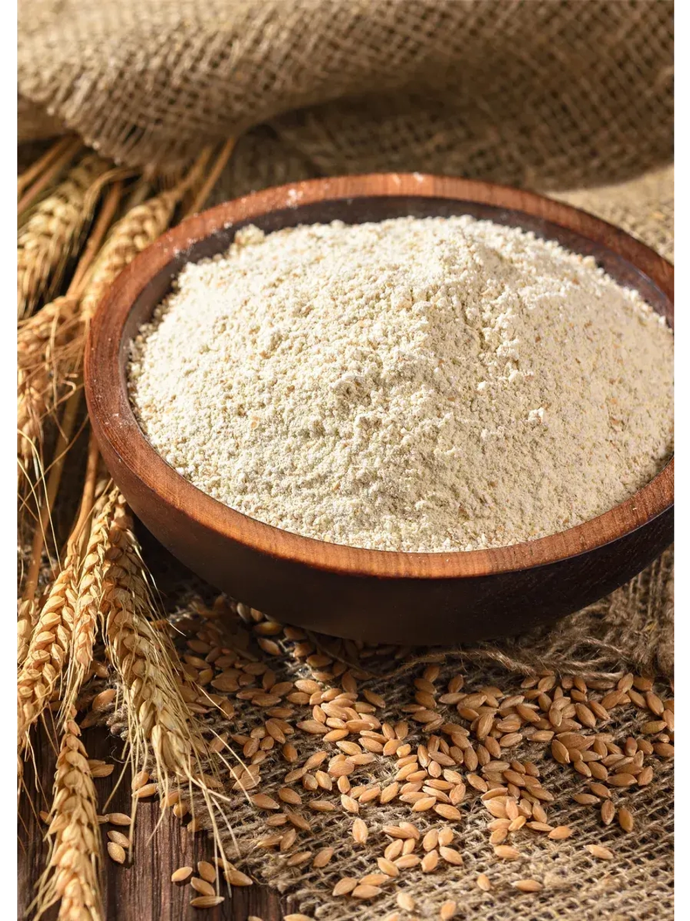Мука из пшеницы однозернянки цельнозерновая, 800 г