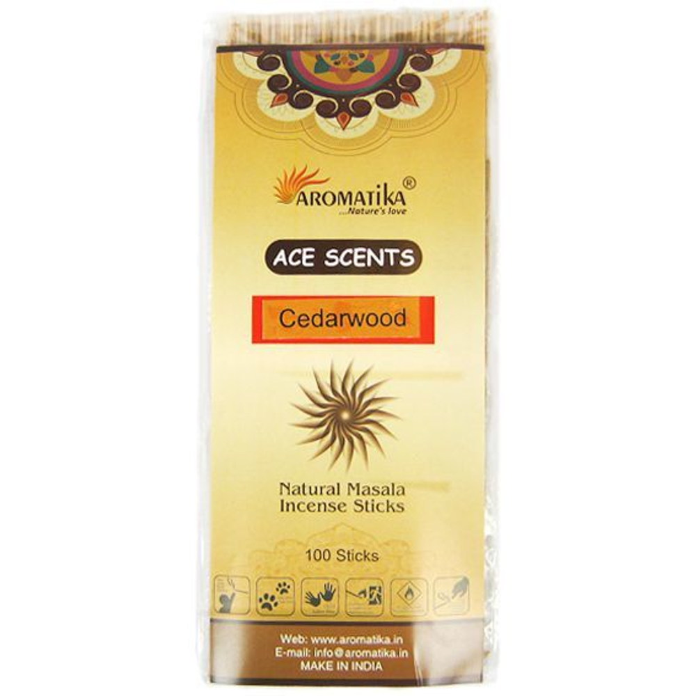 Aromatika Ace Scent Cedarwood Благовоние-масала Кедр, 100 шт