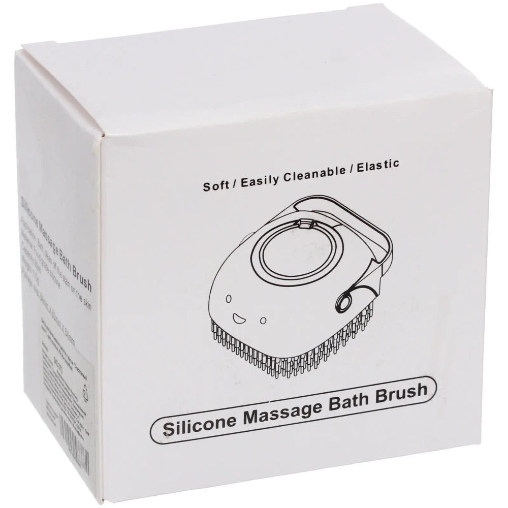 Щетка для вычесывания шерсти и мытья «Счастливый хвост!», цвет розовый, 8*4,5см/80мл (коробка)