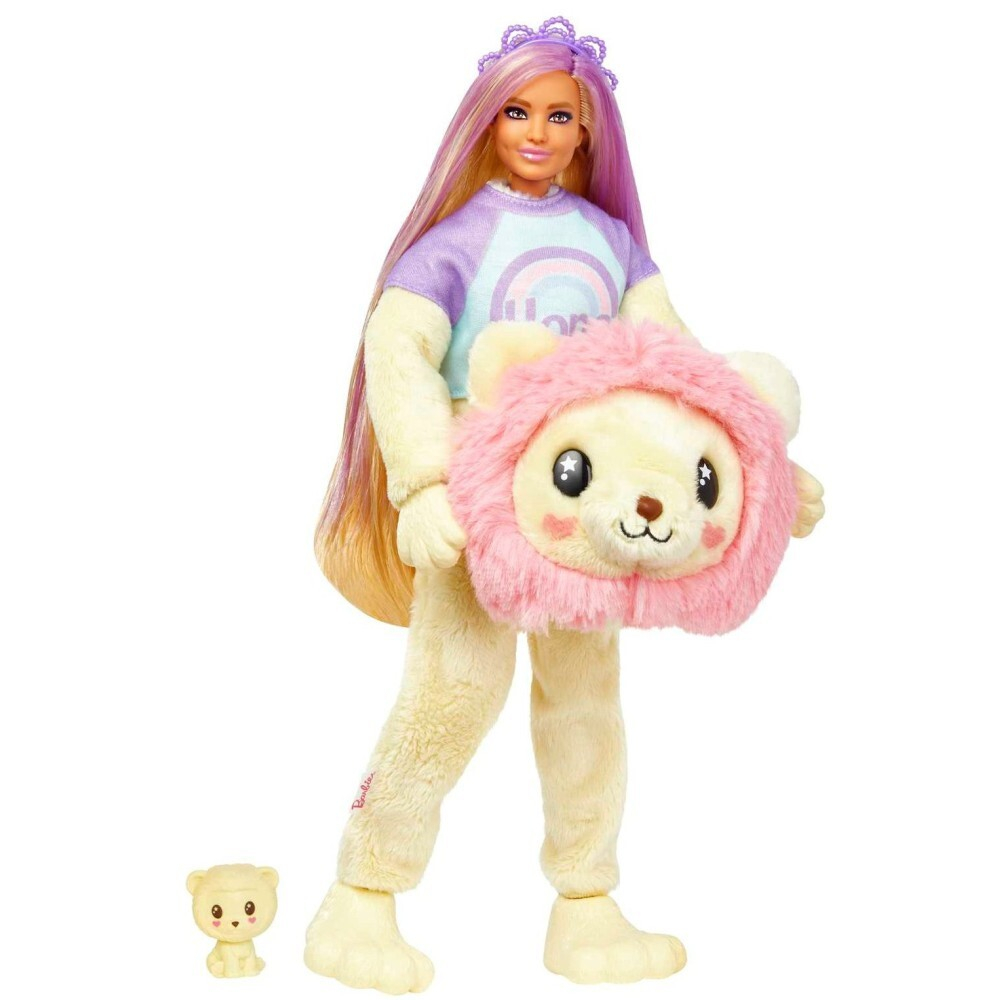 Barbie Cutie Reveal - Barbie Lion + Pet Doll HKR06 / артикул   HKR02 HKR06  / GTIN 194735106905