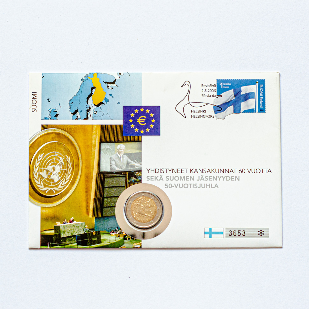 Finland 2 Euro 2005: 60th Anniversary of Foundation of the United Nations