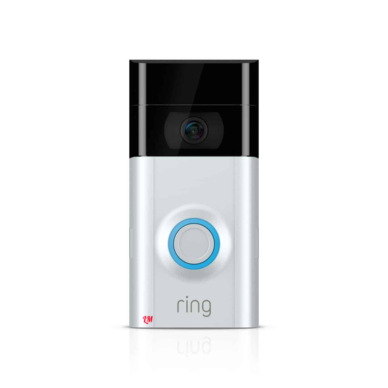 Беспроводной видеозвонок Ring Video Doorbell 2 для iOS/Android Satin Silver