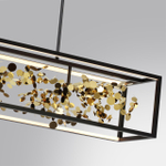 5065/65L L-VISION ODL24 515 черный/золото/металл/металл Люстра LED 1*65W 4000K BILD