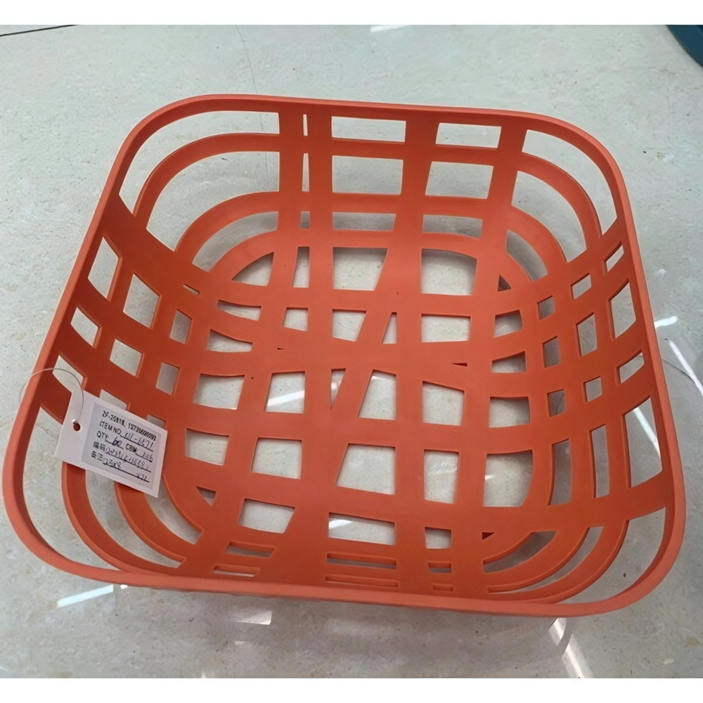 Фруктовница пластиковая «Астория» 23*23*7,5см тициан