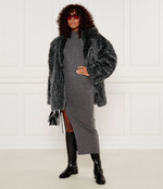 Хлопковое платье Michael Kors - графитовый(MF482LZ4VR)