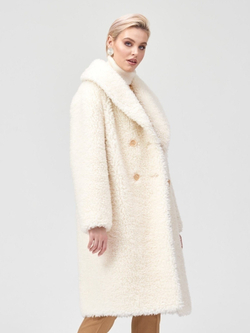 Шуба женская чебурашка тедди эко