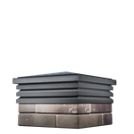 Колпак полимеркомпозитный Bona 385*385 (1,5 кирпича) серый