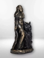 Коллекционная алтарная фигурка статуэтка Богиня Фрейя оберег