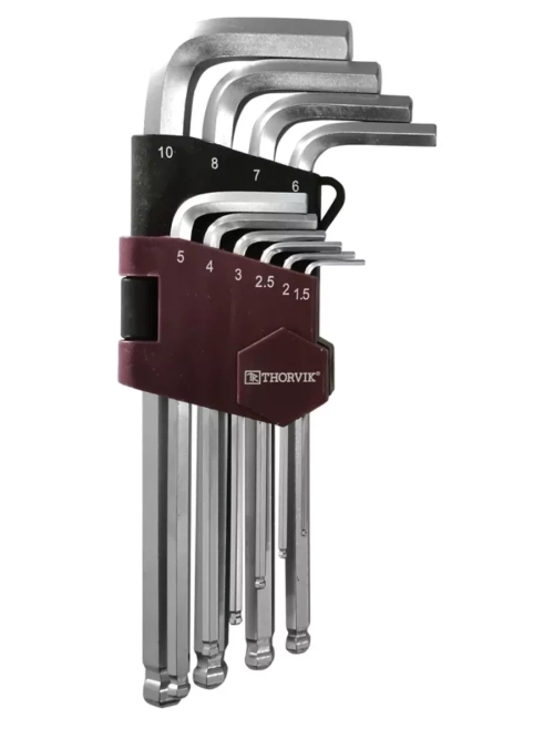 Набор ключей торцевых шестигранных THORVIK HKB10S