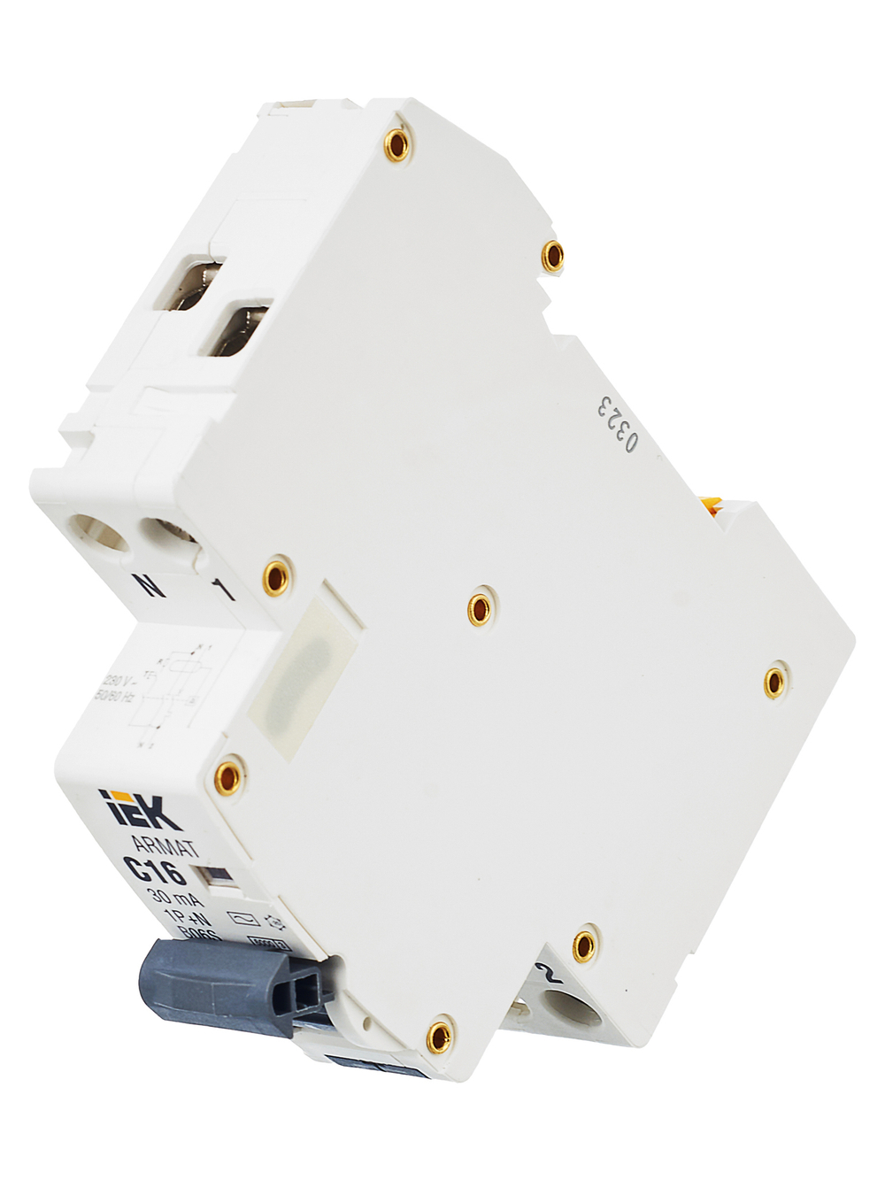 ARMAT Автоматический выключатель дифференциального тока B06S 1P+NP C16 30мА тип AC (18мм) IEK