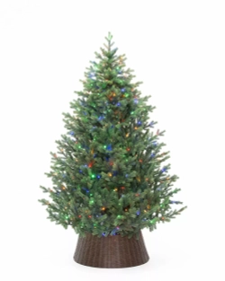 Искусственная елка Торжественная 210 см., 450 мульти/теплых белых Led ламп (2в1), 100% литая хвоя, ЕлкиТорг (186210)