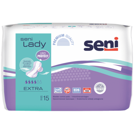 Урологические прокладки-вкладыши Seni Lady Extra