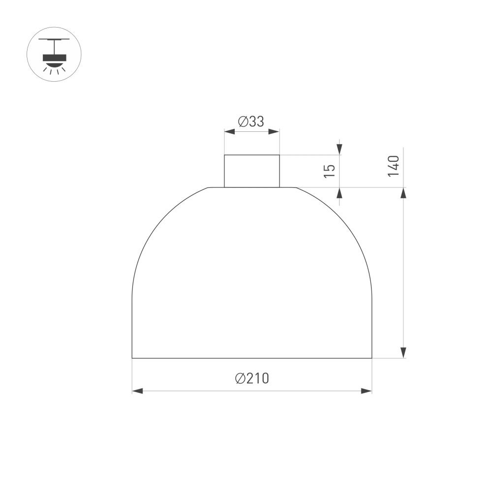 Светильник ART-INBELT-BOWL-R210-16W Day4000-MIX (BK, 100 deg, 48V, DALI) (Arlight, IP20 Металл, 3 года) 051160