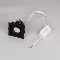 Светильник MS-VORTEX-BUILT-S90x90-12W Day4000 (BK-BK, 40 deg, 230V) (Arlight, IP20 Металл, 5 лет) 057962