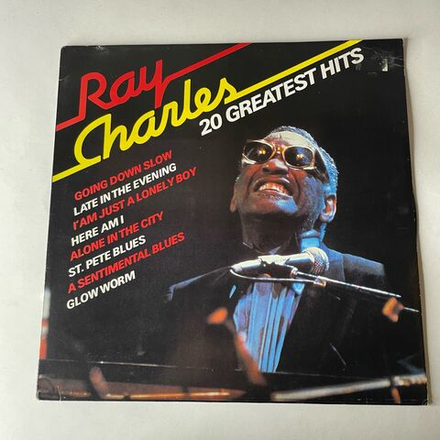 Винтажная виниловая пластинка LP Ray Charles 20 Greatest Hits (Германия 1988)