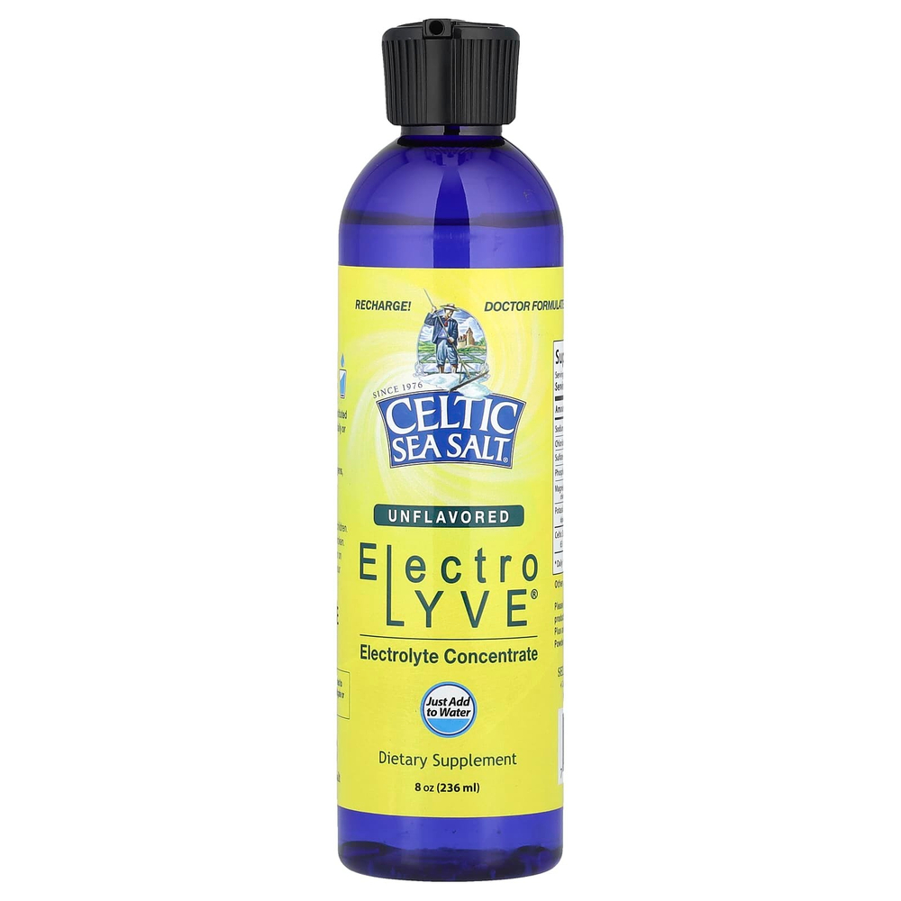 Celtic Sea Salt, Electro Lyve, жидкий электролит, 236 мл (8 унций)