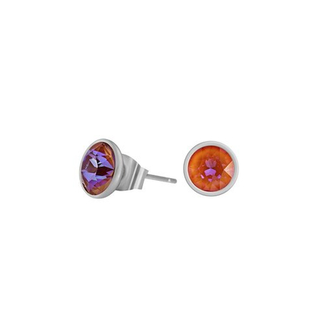 Серьги-пусеты Fiore Luna Orange Glow Delite SWE298 OGD S