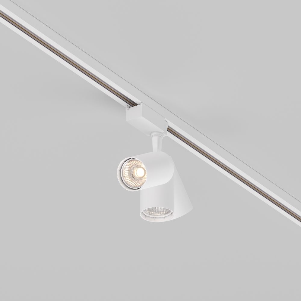 Трековый однофазный светодиодный светильник Maytoni Unity Vuoro TR003-1-6W3K-S-W