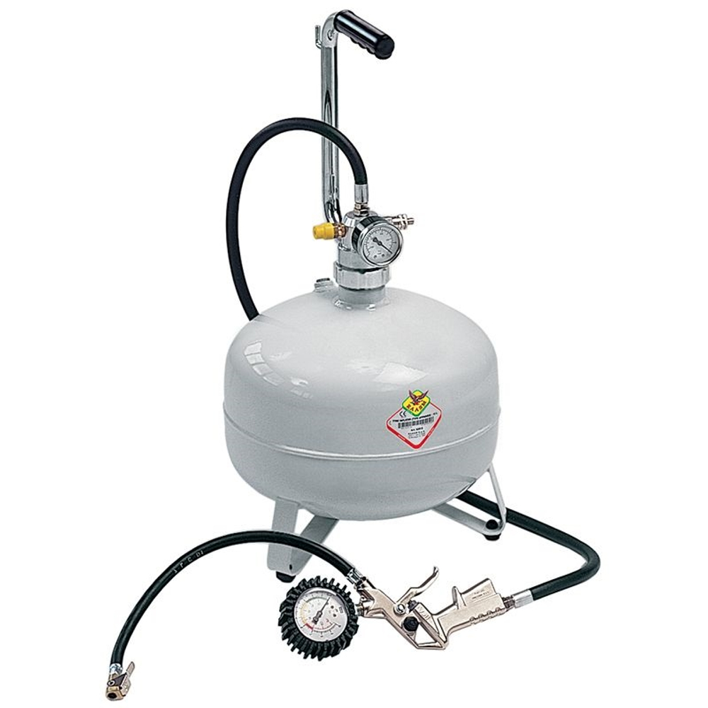 Переносное устройство для подкачки шин, бак 13 л., пистолет с манометром, ECODORA (Италия)