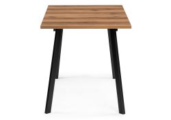 Стол раскладной Колон Лофт 120(160)х75х75 25 мм дуб делано темный / матовый черный