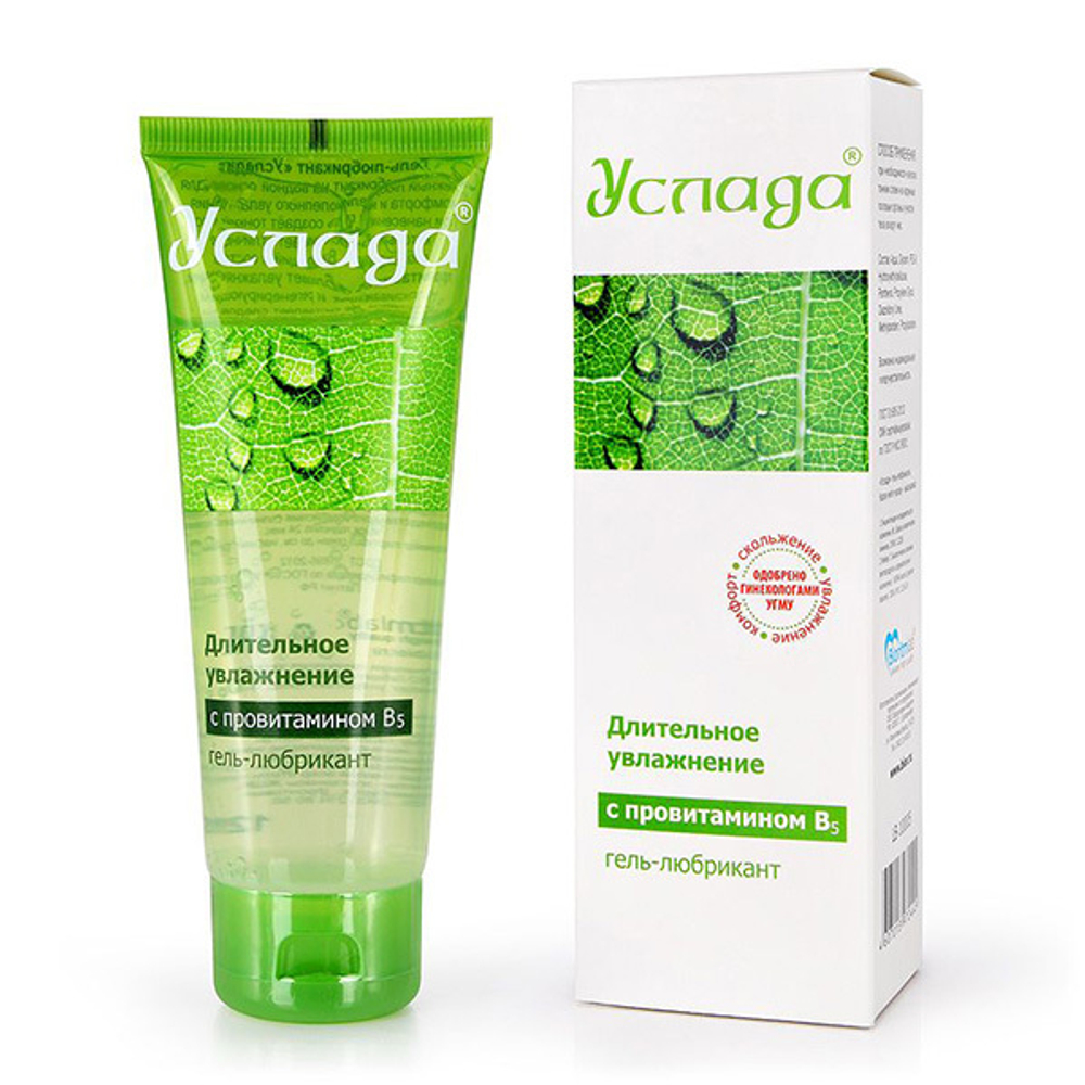 Увлажняющий гель-смазка на водной основе с провитамином В5 Услада Биоритм 120г