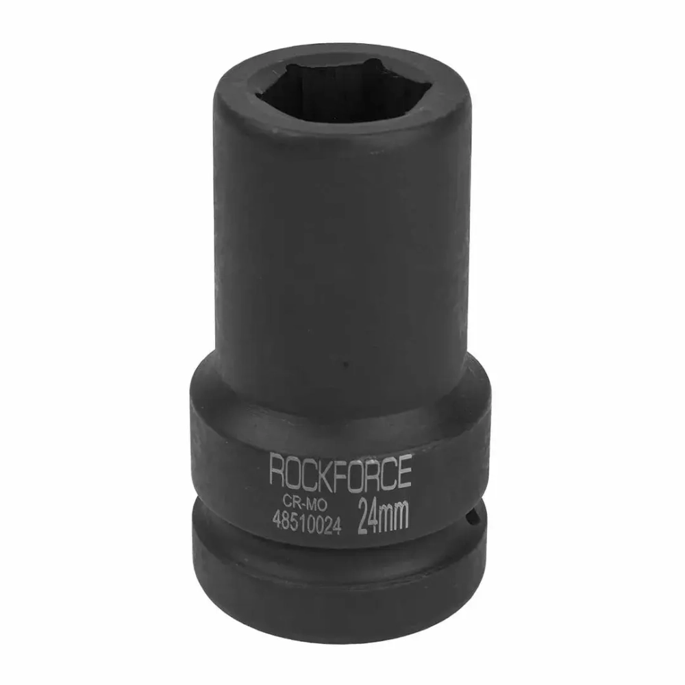 Головка ударная глубокая 24мм 1''6гр. RockForce##Rock FORCE RF-48510024