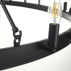 Citilux Смитсон CL470124 Люстра замковая подвесная Чёрная