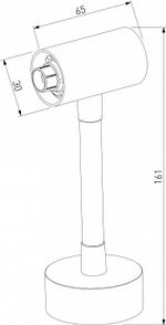 Основание на штанге Elektrostandard Module System a066190