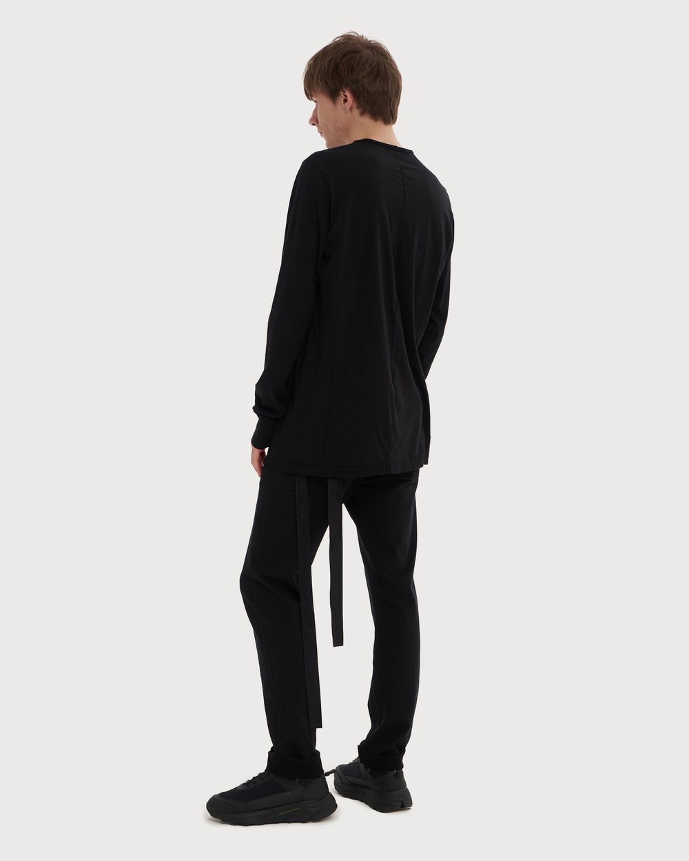 RICK OWENS DRKSHDW ЛОНГСЛИВ ЧЕРНЫЙ LEVEL LS