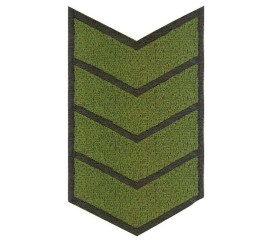 Нашивка по году службы 20 лет, на липучке (Олива)