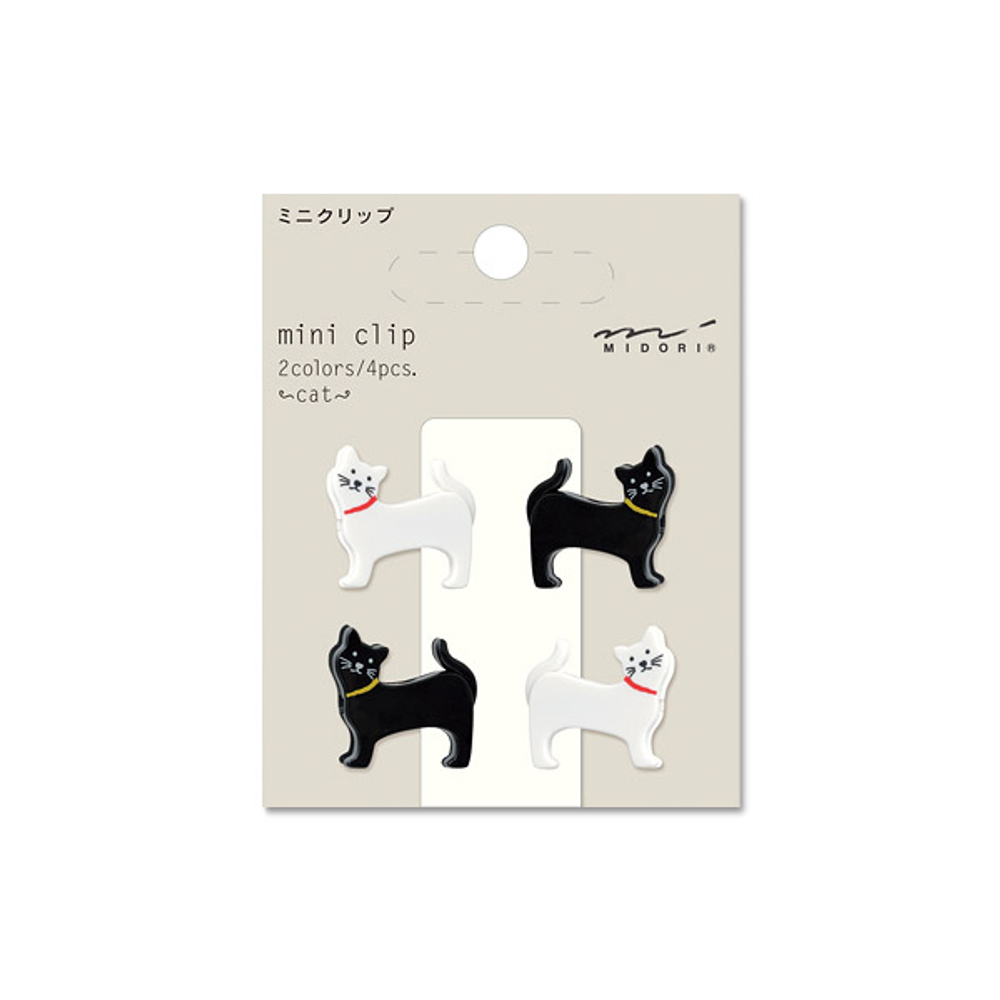 Зажимы Midori Mini Clip - Cat