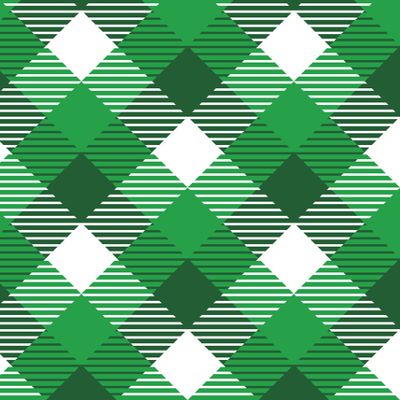 Зеленая диагональная клетка