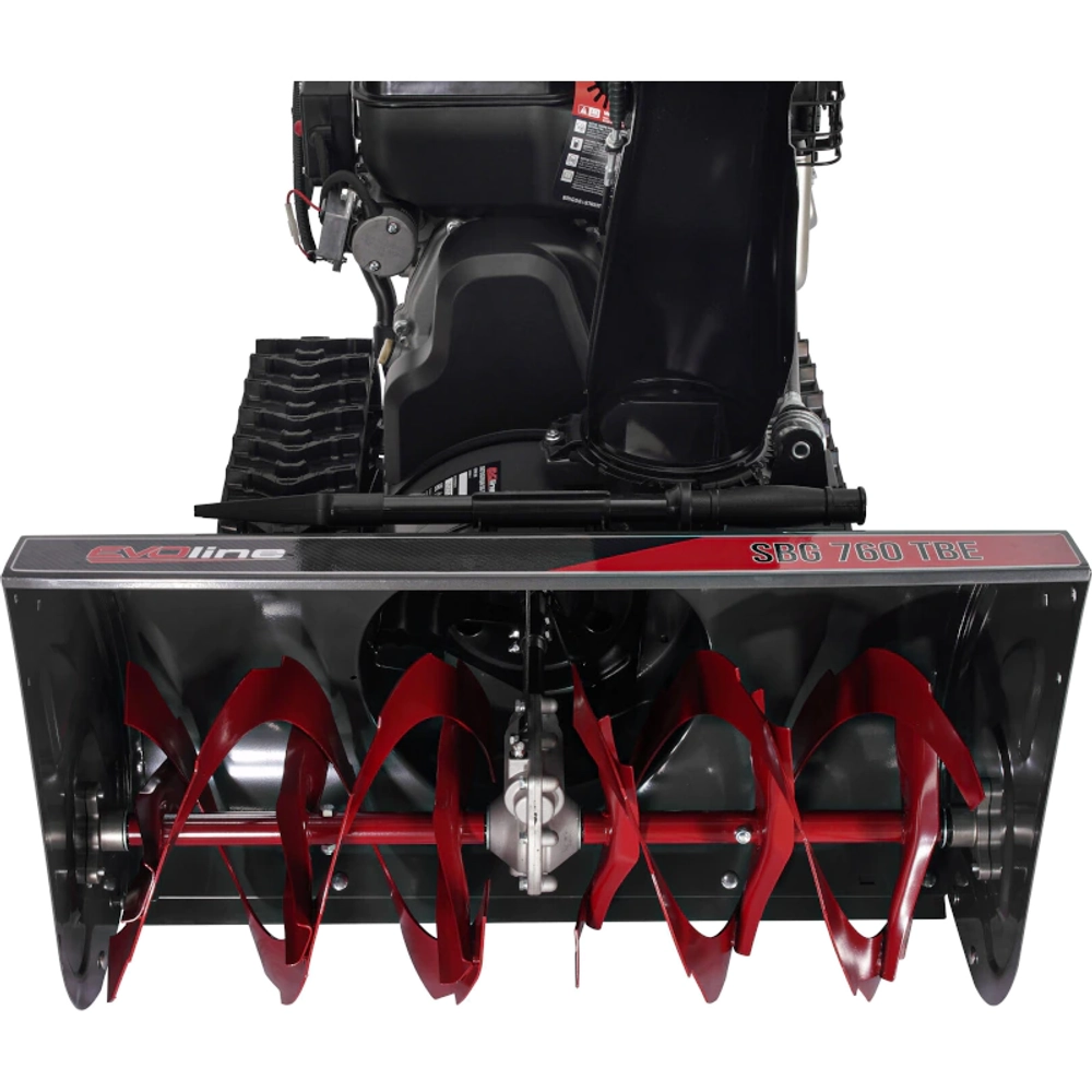 EVOline SBG 760 TBE бензиновый снегоуборщик 10 л.с, ковш 76 см, выброс 15 м, 6 вперед/2 назад