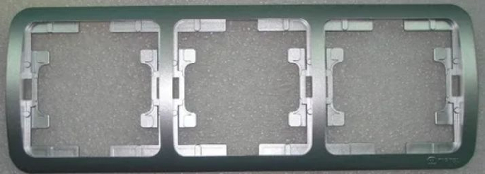 Рамка 2-я горизонтальная Makel Mimoza белая 22012