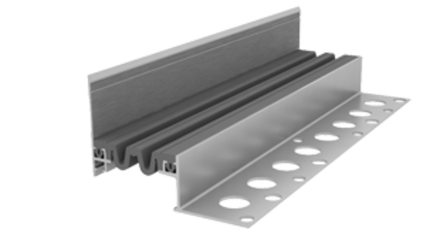 АКВАСТОП ДШВ-35-УГЛ/030 Закладной деформационный шов алюминиевый с ТЭП профилем (3м), м.п.