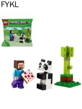 Конструктор Minecraft 30672 Стив и малышка Панда
