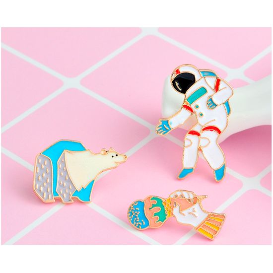 Пин на рюкзак и одежду. Космо-Танго