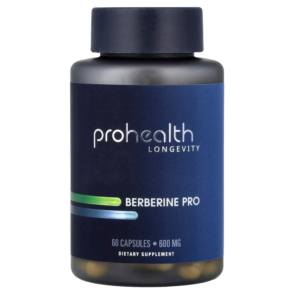ProHealth Longevity, берберин про, 600 мг, 60 капсул