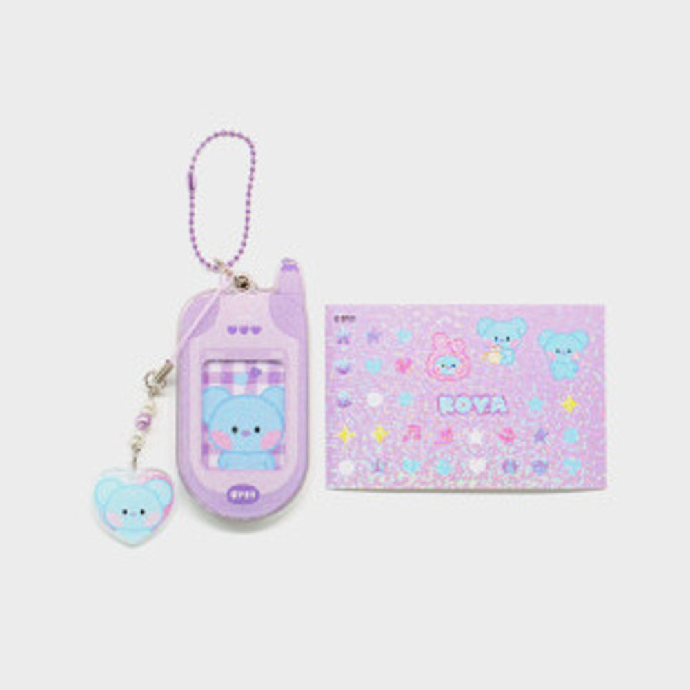Брелок BT21 - KOYA Minini Retro Phone Keyring