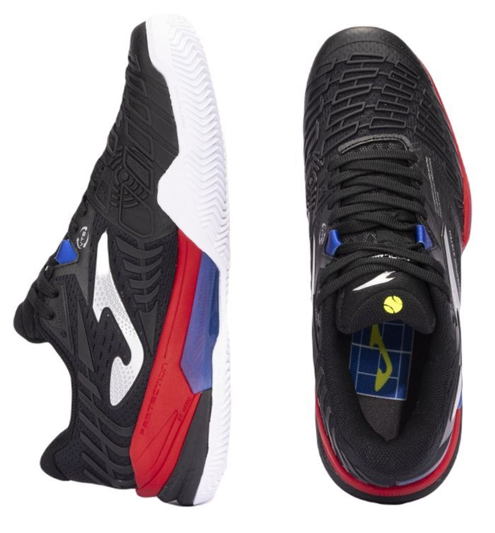 Мужские кроссовки теннисные Joma T.Roland 2401 Clay - черный