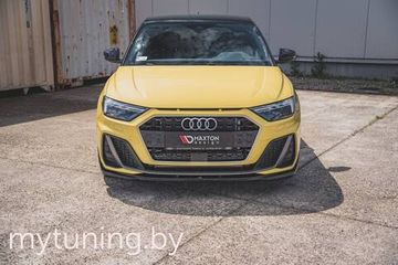 Сплиттер бампера переднего для AUDI A1 GB S-Line (18-...)