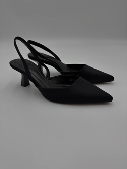 Туфли женские текстиль арт. 86-8 цвет "чёрный"