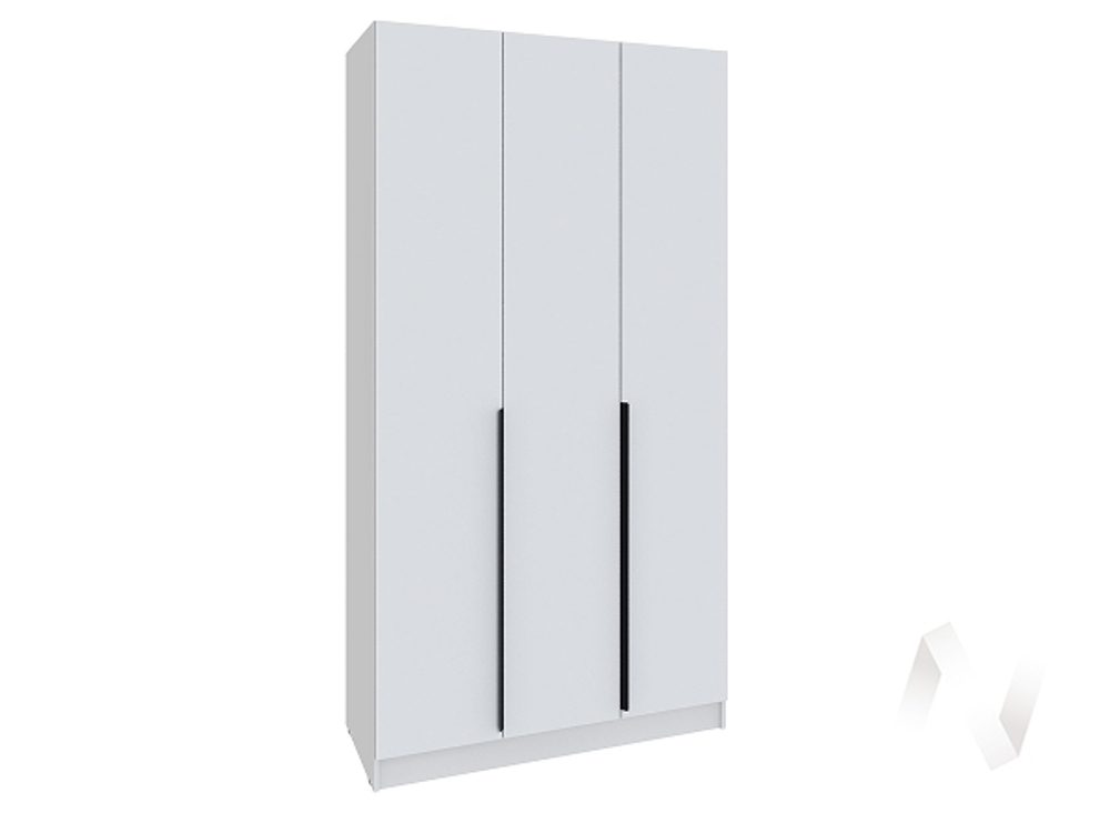 Шкаф Мадрид 1;2 с 3 ящ. внутри без зеркала (белый)