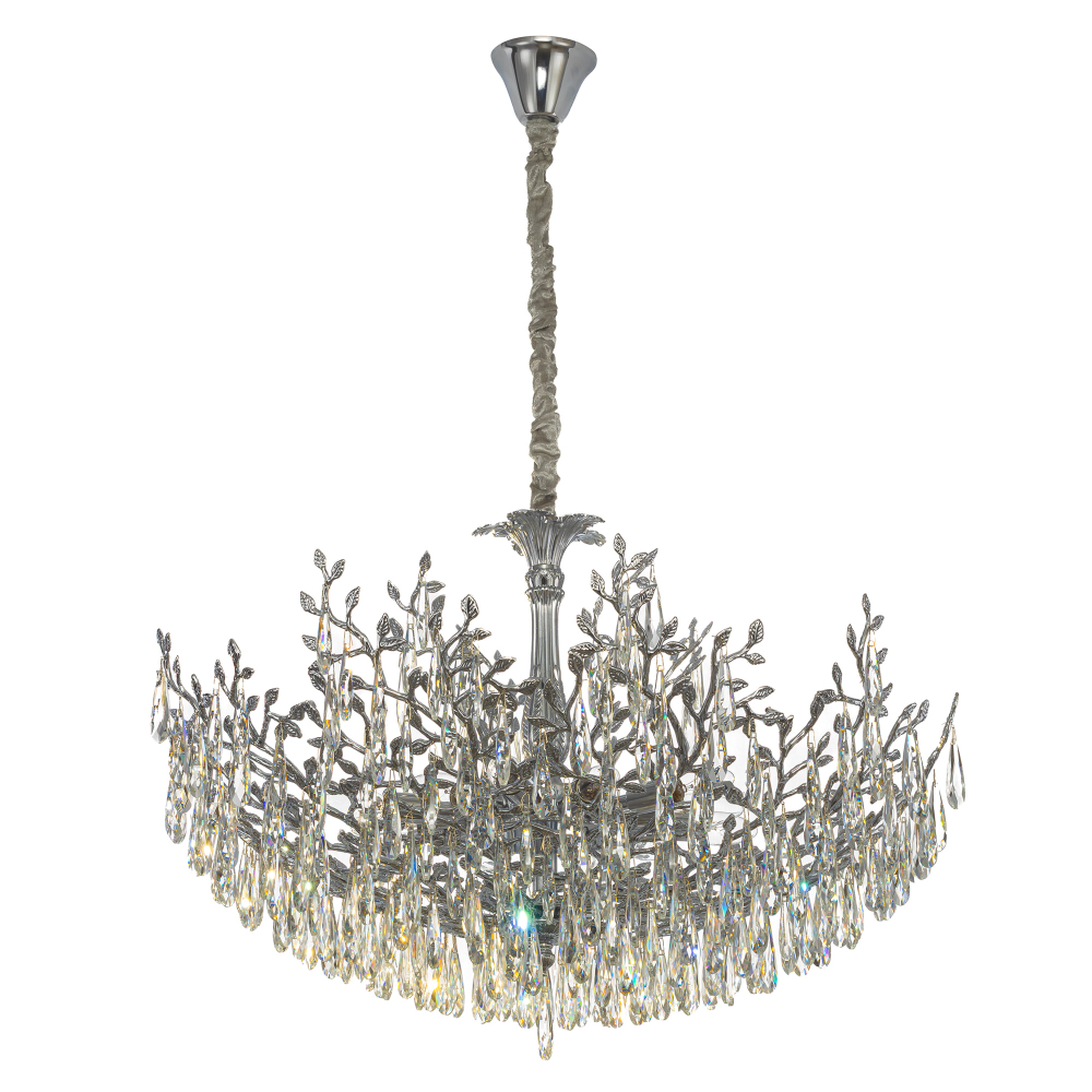 Citilux RITZ CL310121 Люстра хрустальная подвесная Хром