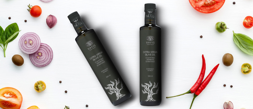Оливковое масло нерафинированноеVAFIS Extra Virgin от NIKITAKIS в стекл. бут. 750 мл, Греция