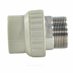 Муфта PP-R комбинированная серая Дн 40х1 1/2" НР под ключ VALFEX 10135240Г
