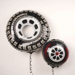 Шар (21''/53 см) Фигура, Шлем гонщика, Красный, 1 шт.