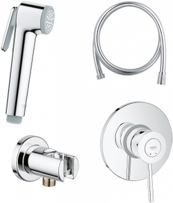 Купить гигиенический набор с смесителем Grohe BauClassic 124901 в Краснодаре