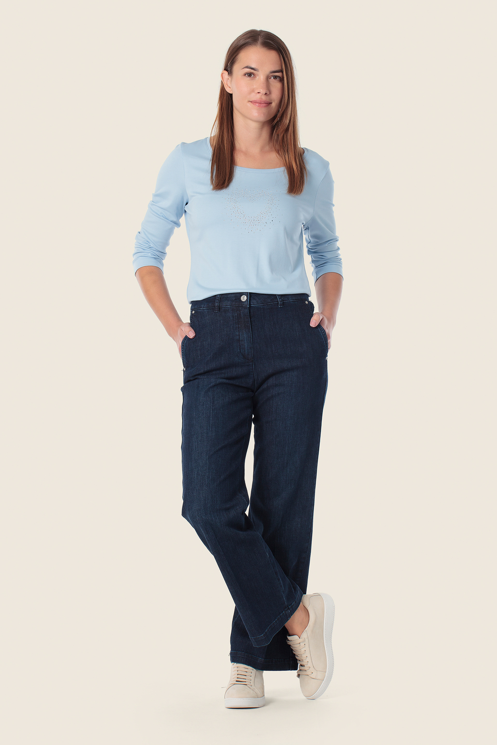 Джинсы из хлопка